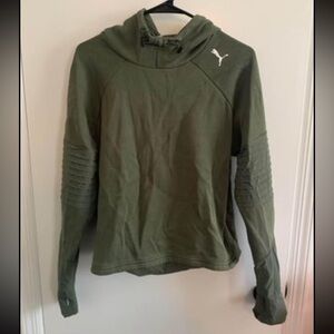 Green Puma Hoodie